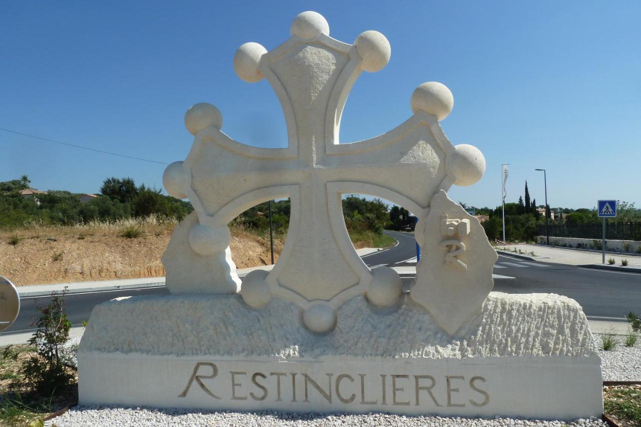 לינה וארוחת בוקר Restinclieres Les Cigalous מראה חיצוני תמונה